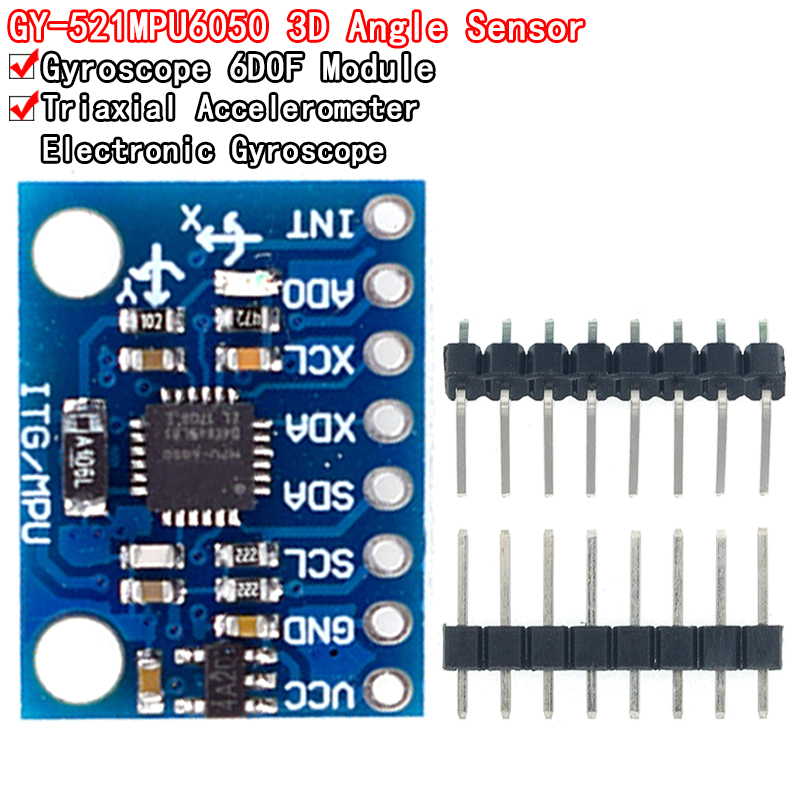 Accelerometer Mpu6050 - 1 ensemble de capteurs Gyroscope analogiques