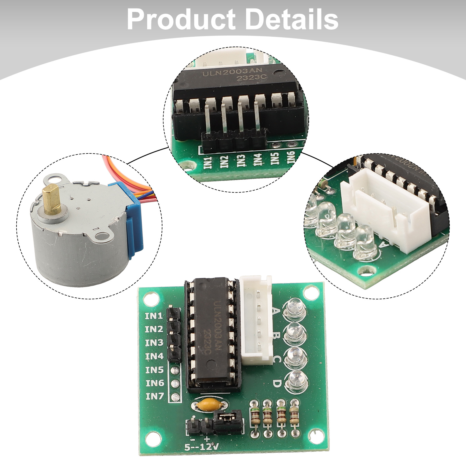 28Byj-48 - Moteur pas à pas 4 phases