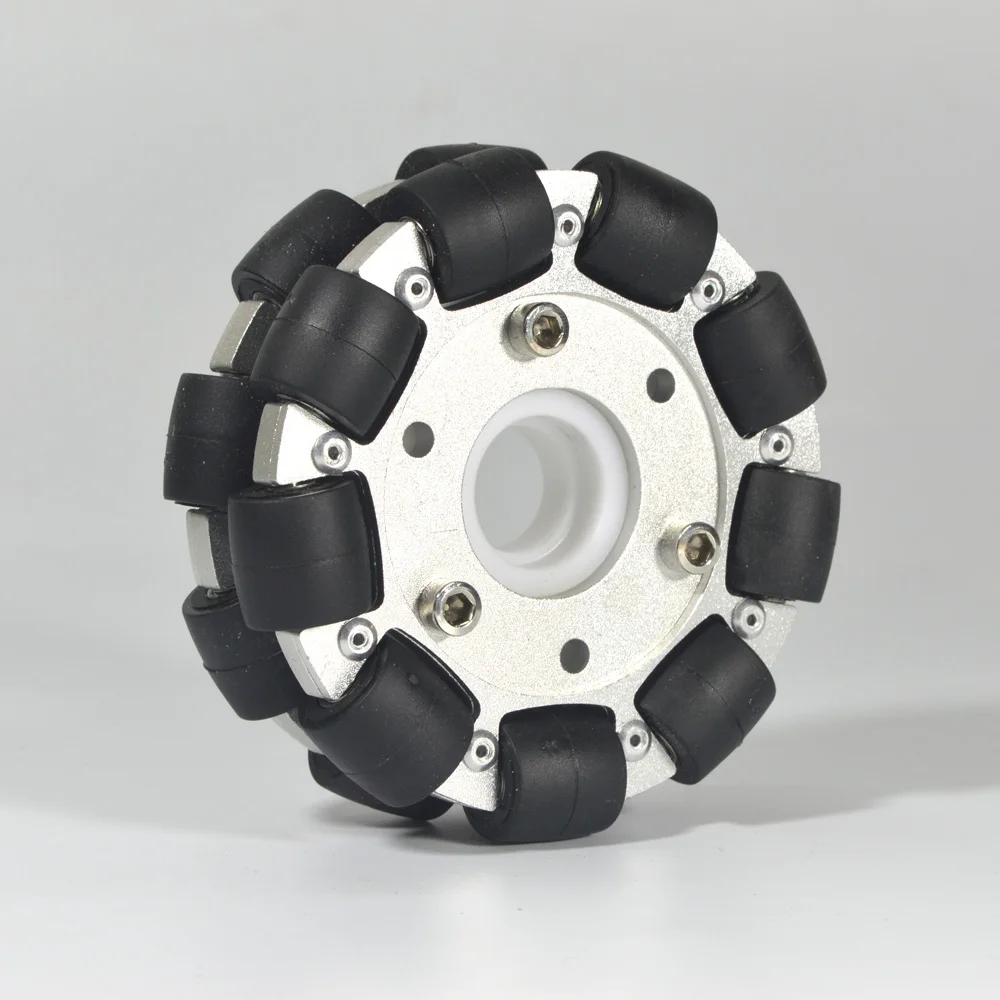 Omni Wheel - Roue omnidirectionnelle double en aluminium de