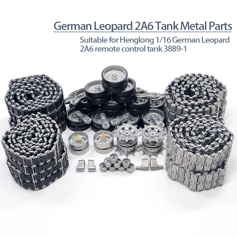 Tracked Robot Chassis - Henglong 3889 léopard 2A6 accessoires de