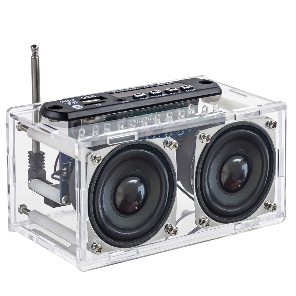 Line Follower Robot - Nouveau Kit de haut-parleurs Bluetooth bricolage