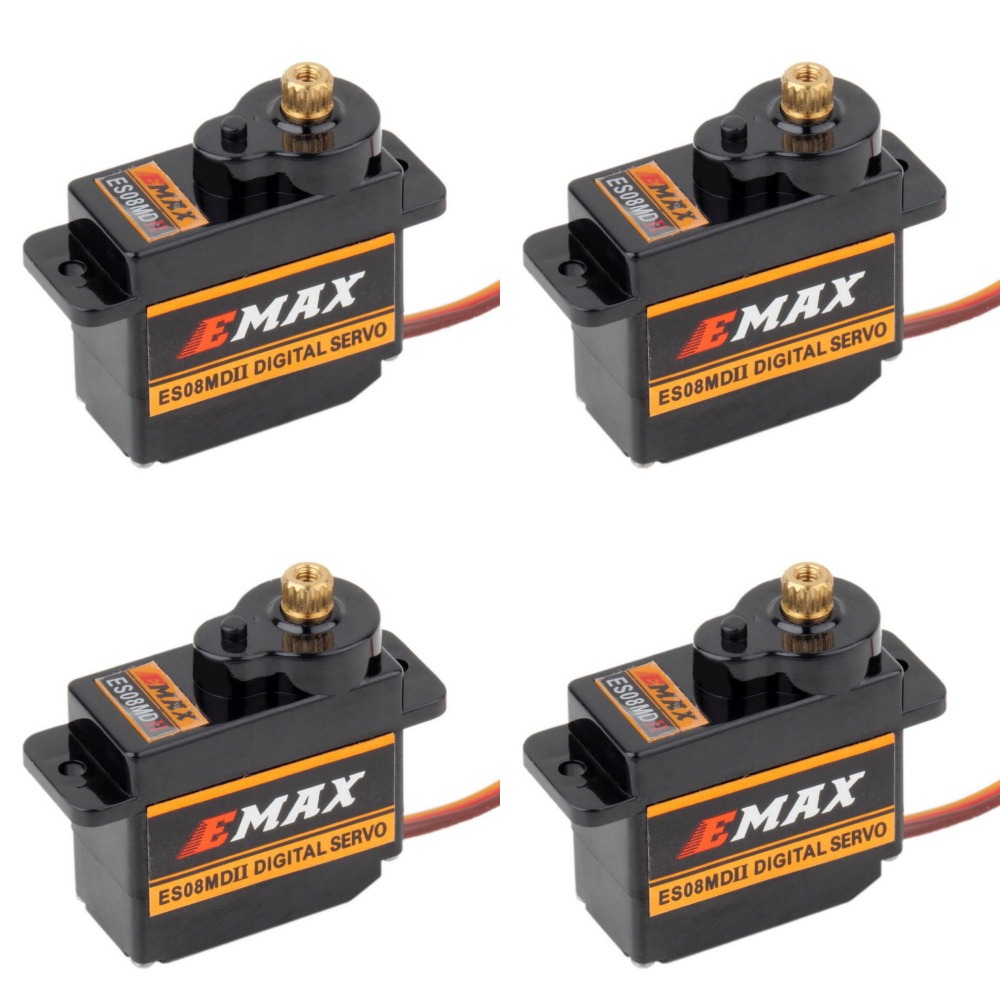 Servo Sg90 - EMAX-Servo numérique ES08MDII, ES08MD II, 12g,