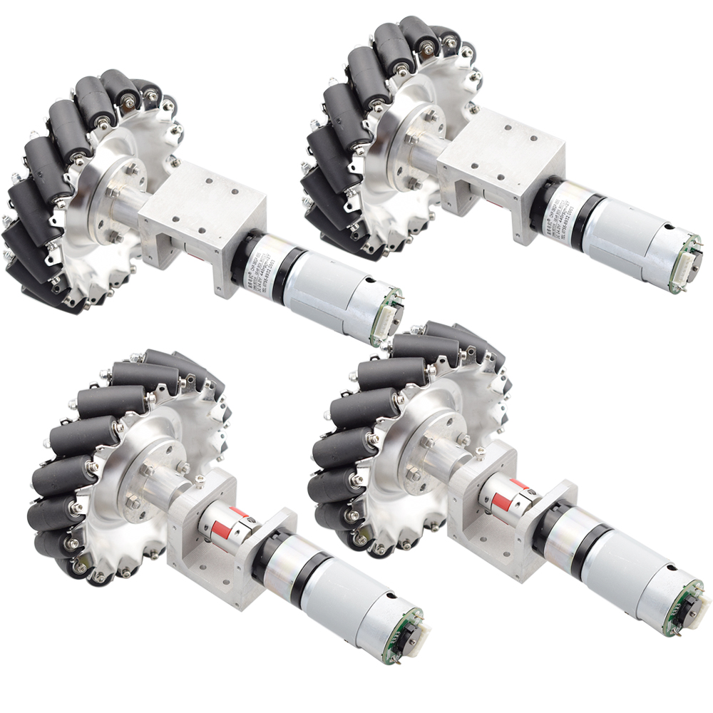 Omni Wheel - 1 ensemble de roues omnidirectionnelles Mecanum
