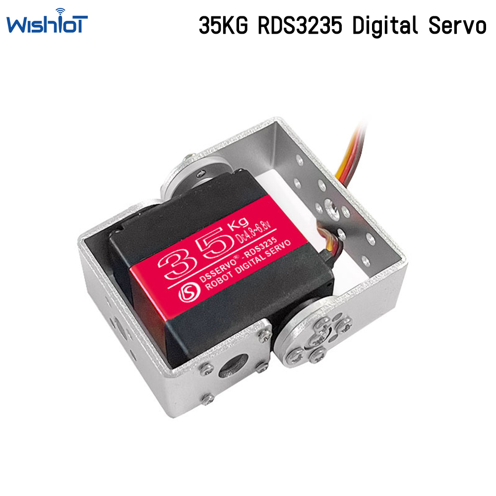 Servo Bracket - Servo numérique Robot 35KG, 4.8-6.8V, engrenage