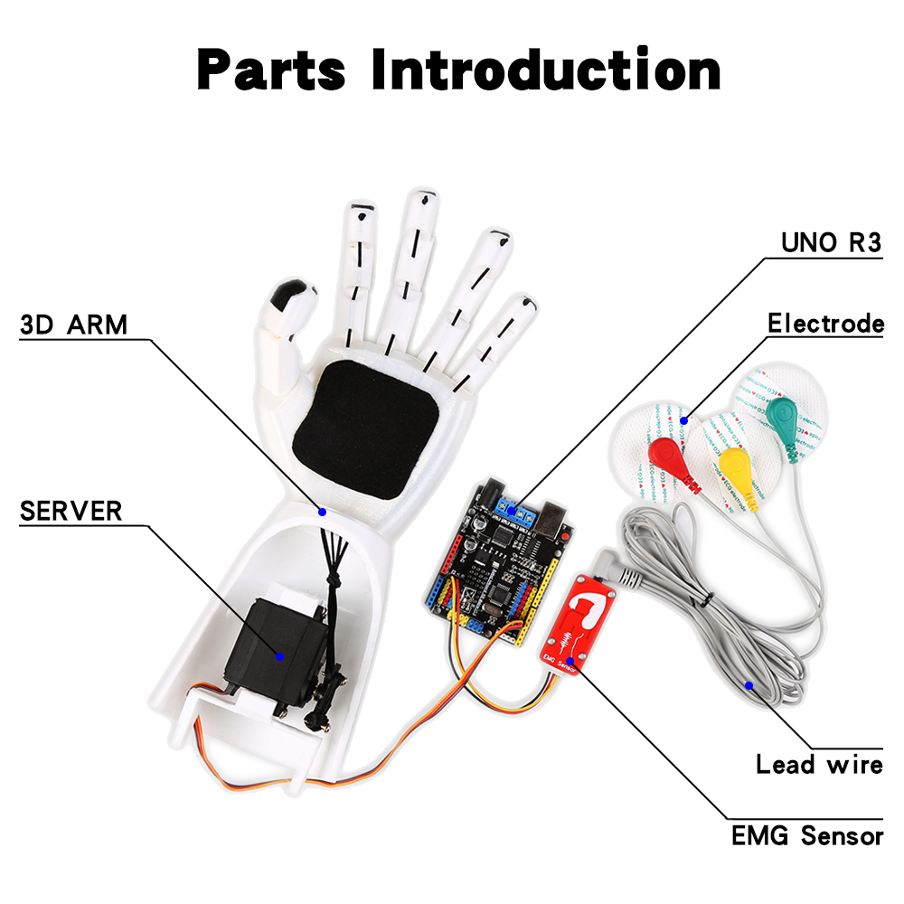 Capteur EMG bras robotique cap - Arduino Robot avis et prix
