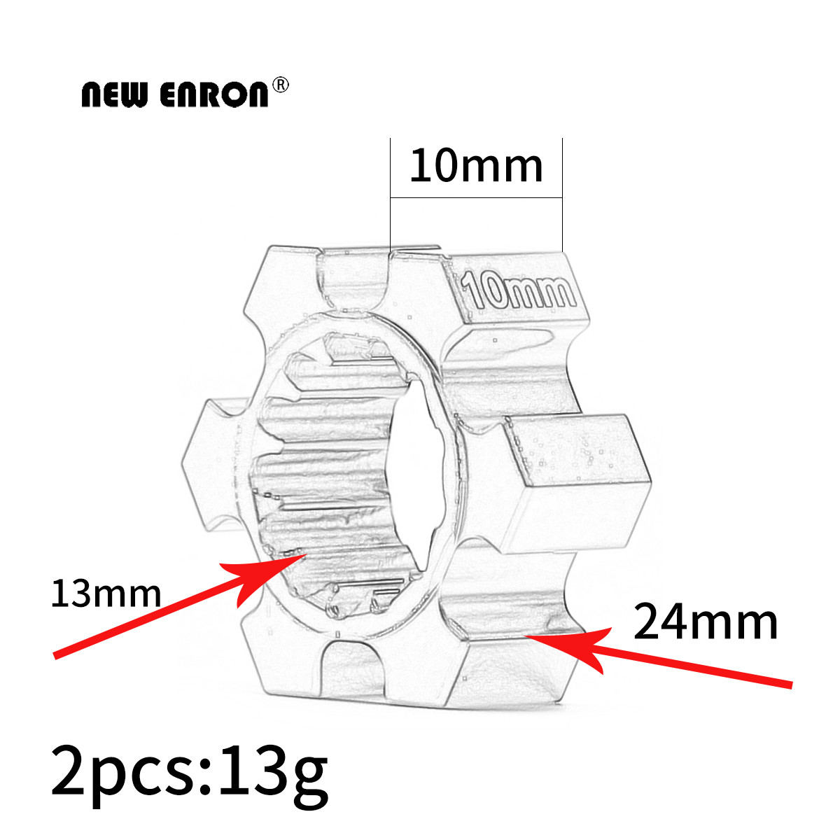 Nouveau ENRON 2 pièces moyeux  - Omni Wheel avis et prix