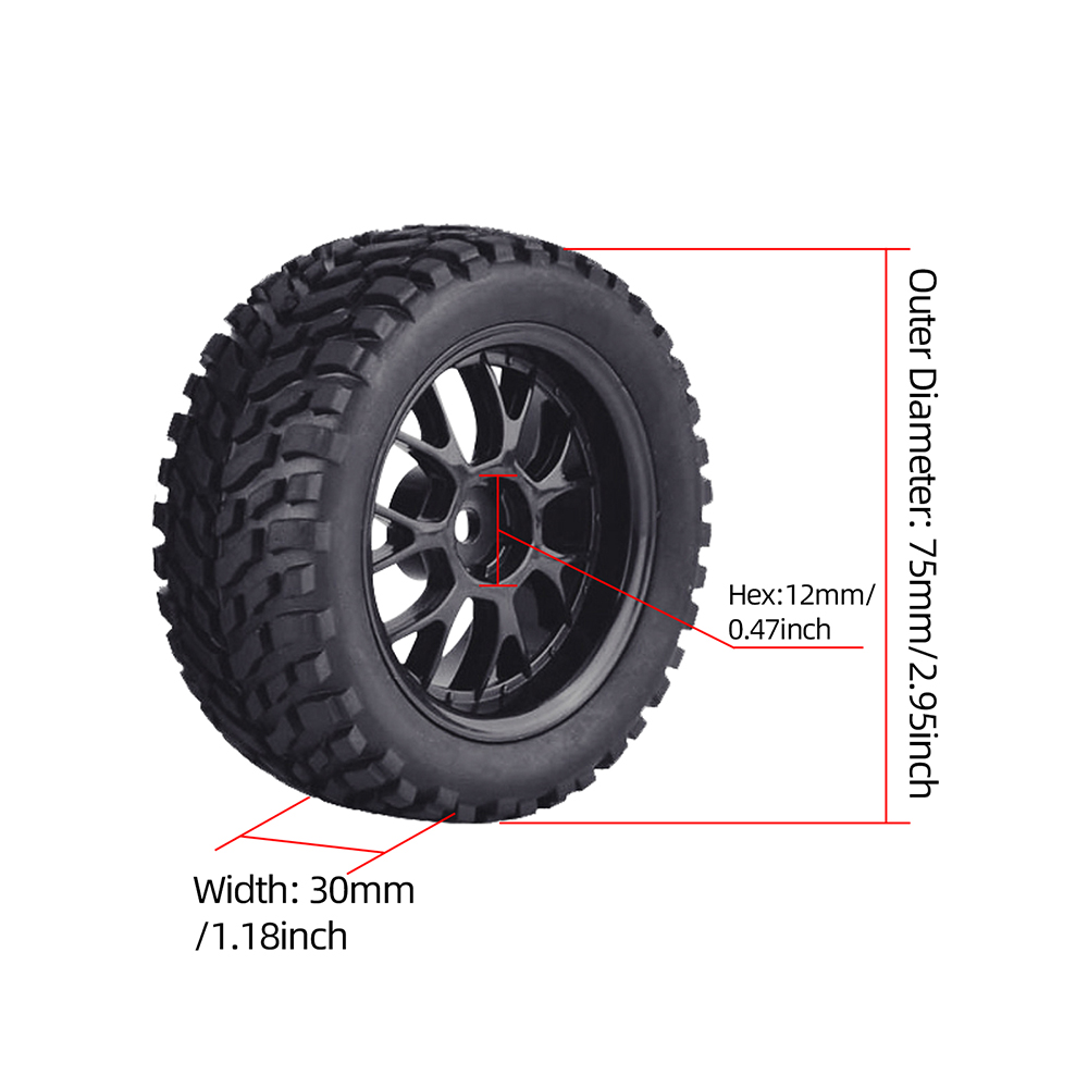 9imod 4 pièces 75mm roue RC en - Omni Wheel avis et prix