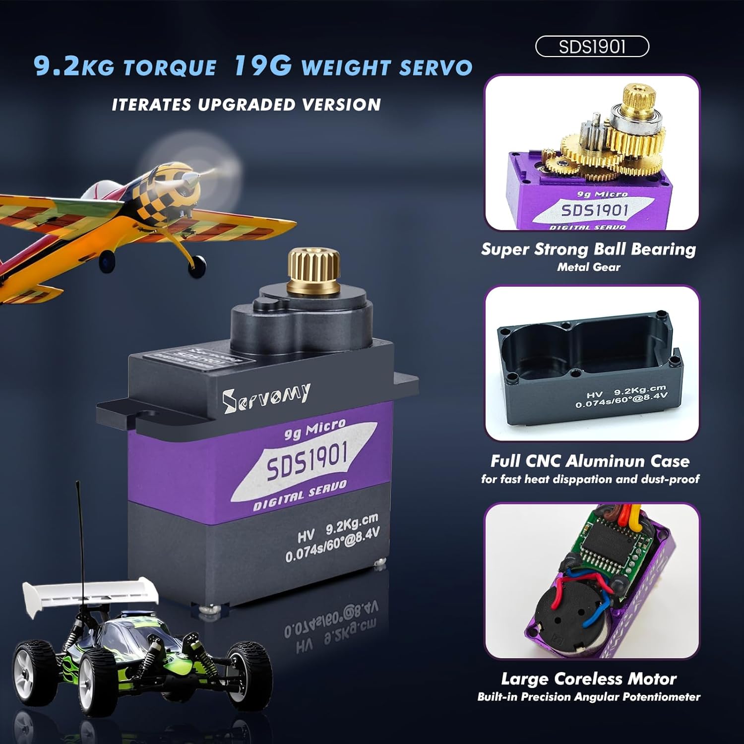 SERVOMY-SDS1901 numérique 9G M - Arduino Robot avis et prix
